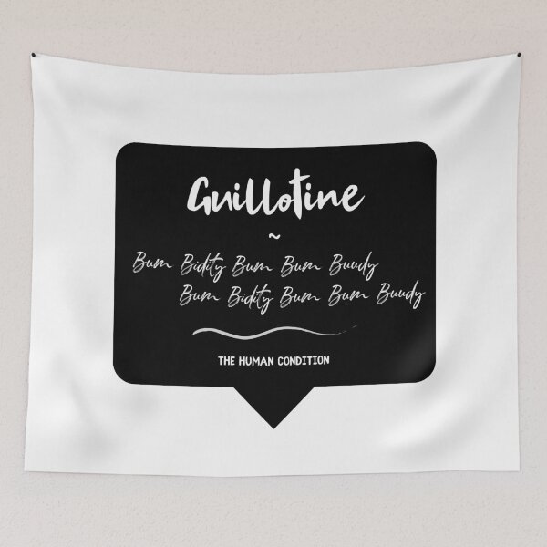 Item preview, Guillotine Chorus (Black Design) designed and sold by usernate.