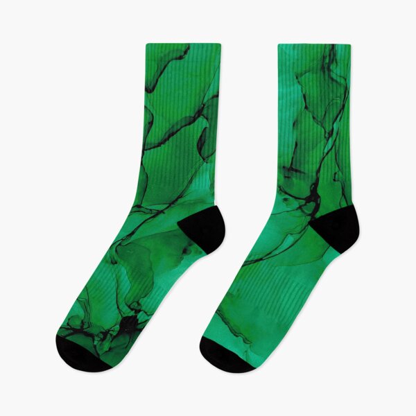 Item preview, Deep Green Abstract: Original Alcohol Ink Painting designed and sold by herzart.