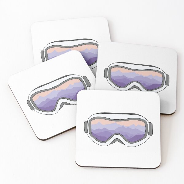 Item preview, Snow Goggles with View of Mountain Range designed and sold by elmma design.