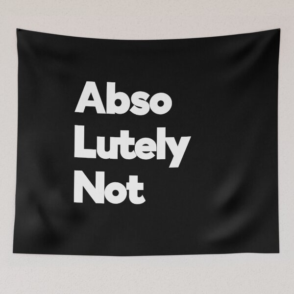 Item preview, Absolutely Not Black designed and sold by Creighton :-D.