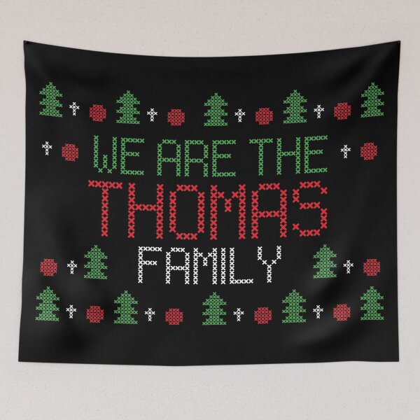 Item preview, We are The Thomas Christmas Family designed and sold by elhefe.