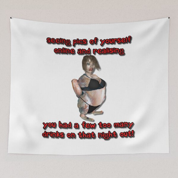Item preview, Drunk Woman Had Too Many Drinks on Night Out designed and sold by MarkUK97.