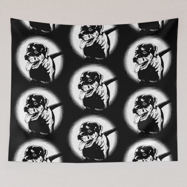 Item preview, Rottweiler Dog Portrait (monochromatic) designed and sold by MMMSdesigns.