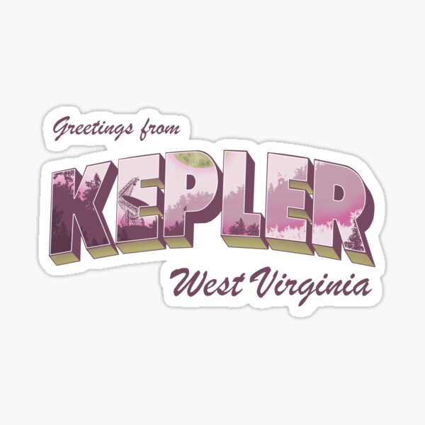 Keep Kepler Weird Sticker