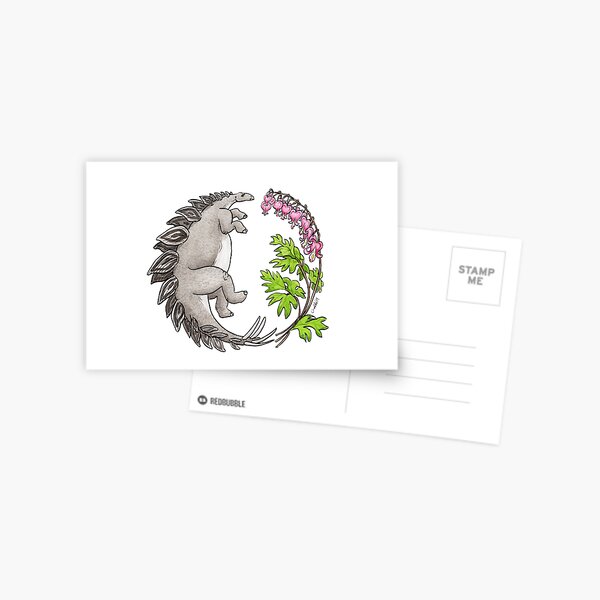 Item preview, Stegosaurus + Bleeding Heart designed and sold by Wildlings and Endlings.