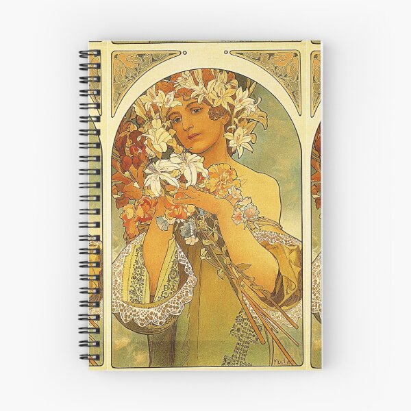 Item preview, Flower - Mucha designed and sold by RBEnt.