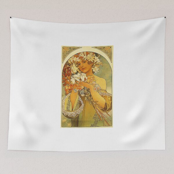 Item preview, Flower - Mucha designed and sold by RBEnt.