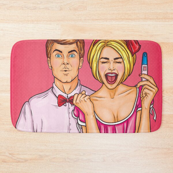 Item preview, Excited I'm Pregnant Pop Art designed and sold by Taz-Clothing.