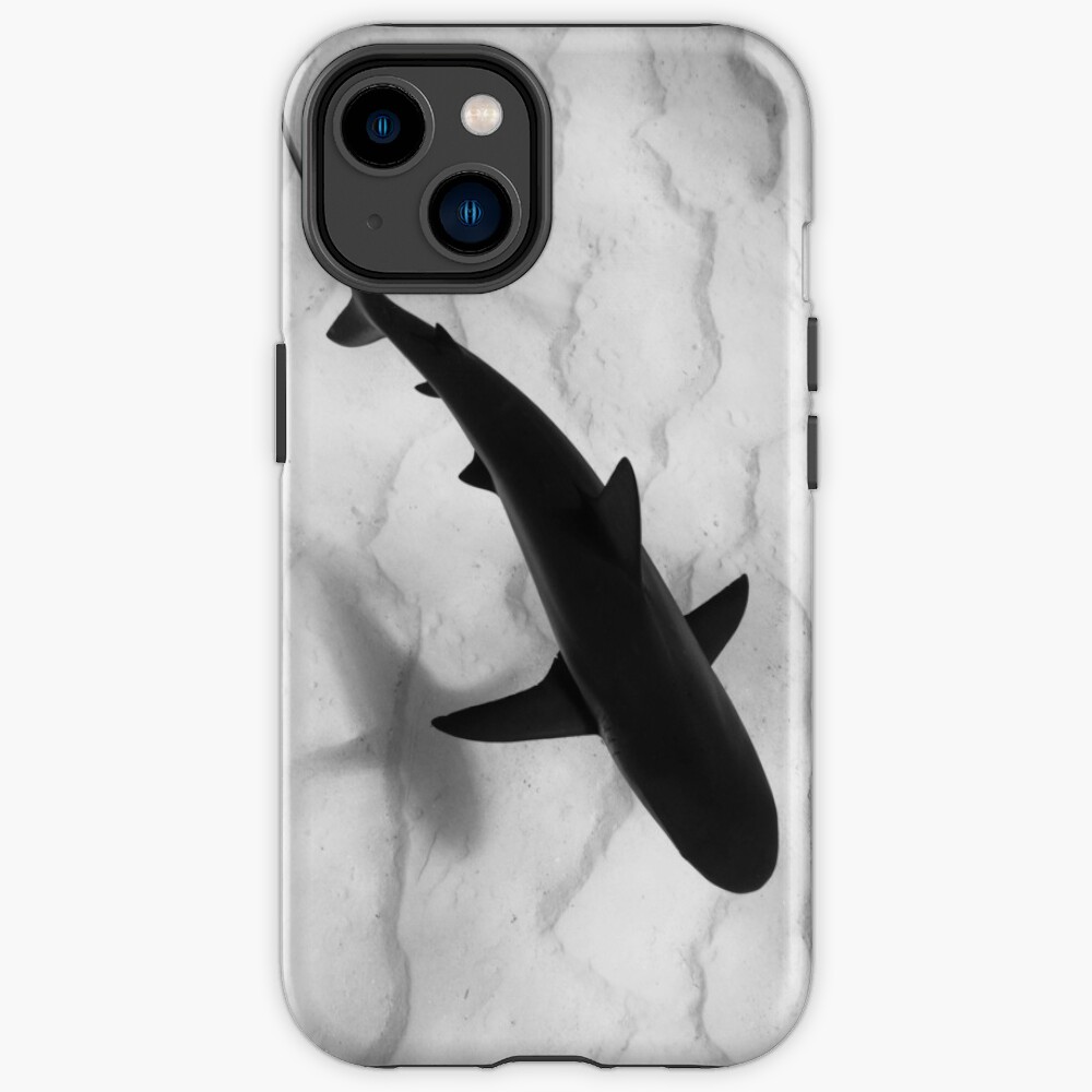Shark in silhouette iPhone Case