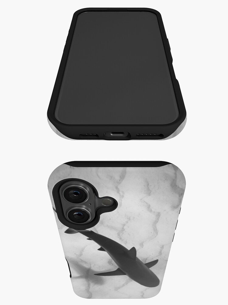 Thumbnail 3 of 4, iPhone Case, Shark in silhouette designed and sold by AlisonPerkins.