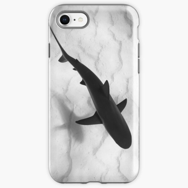 Shark in silhouette iPhone Tough Case