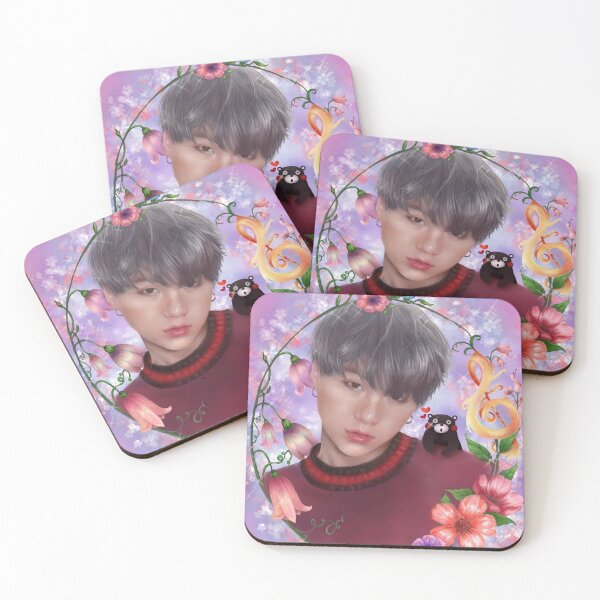 Item preview, Yoongi x Kumamon || flower boy  designed and sold by SoMerlee.