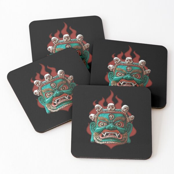 Item preview, Green Mahakala Buddhist Protector designed and sold by pignpix.