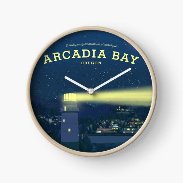 Item preview, Life is Strange - Arcadia Bay Travel Poster (Night) designed and sold by Carvill.
