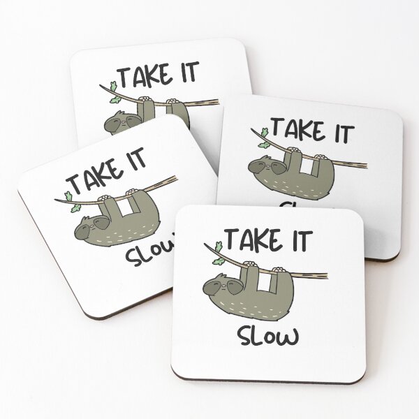 Item preview, Slow Motivational Sloth Cute Gift Good Positivity Relax Funny Happy Spiritual Depression Anxiety Gift designed and sold by EpsilonEridani.
