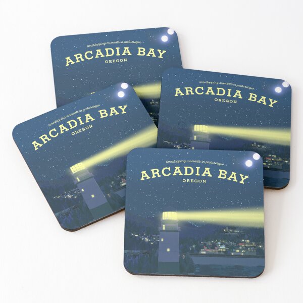 Item preview, Life is Strange - Arcadia Bay Travel Poster (Night) designed and sold by Carvill.