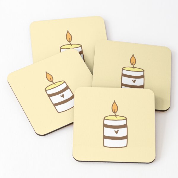 Item preview, Simple white candle with heart designed and sold by jazzydevil.
