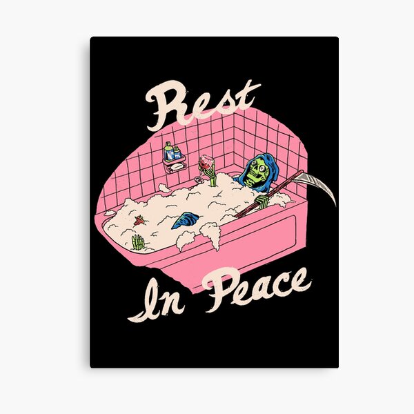 Rest In Peace Canvas Print