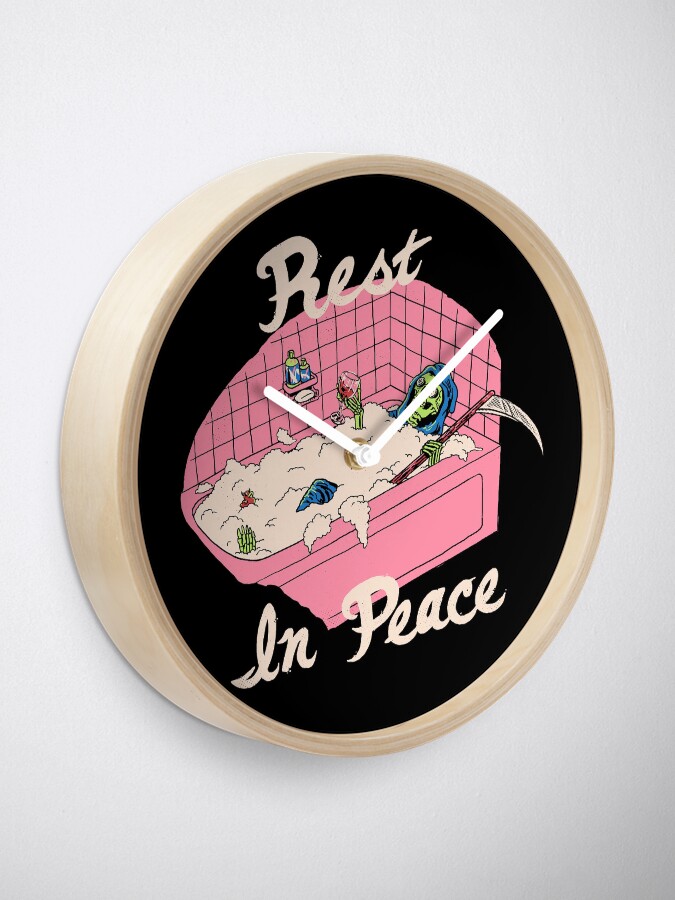 Alternate view of Rest In Peace Clock