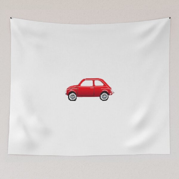 Item preview, Pixelart Fiat 500 Oldtimer designed and sold by reujken.