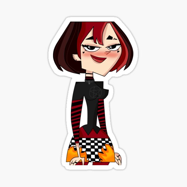 Total Drama Island Stickers Redbubble - tdi dj roblox