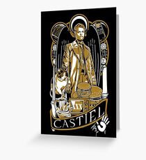 Castiel Nouveau Greeting Card