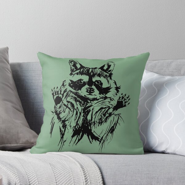 Item preview, Raccoon Ink Print Vector designed and sold by pixiegutsGB.