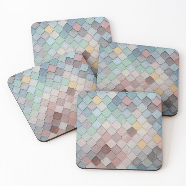Item preview, Multi-coloured tiles designed and sold by emilysmithart.