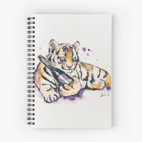 Item preview, Drunk Tiger Alcoholic Zoo designed and sold by agyc-lui.