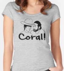 The Walking Dead- Coral Women's Fitted Scoop T-Shirt
