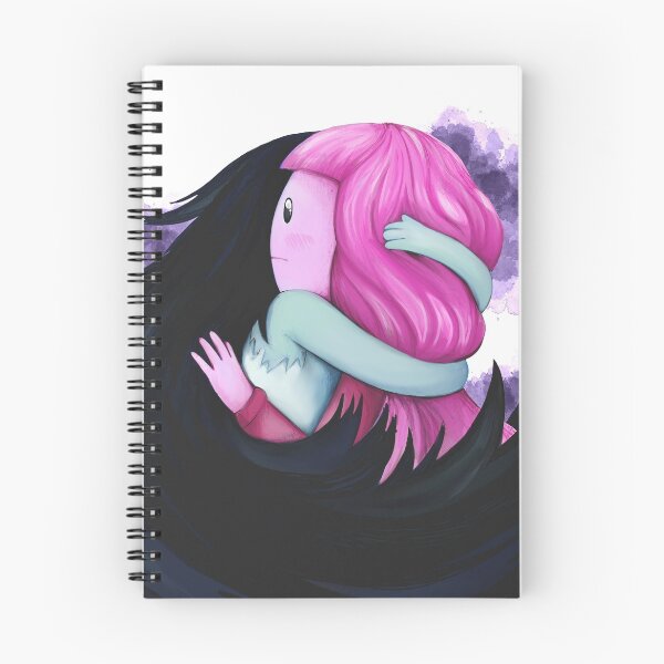 Item preview, Bubbline hug from episode - come along with me (adventure time fan art) designed and sold by Lavinia Knight.