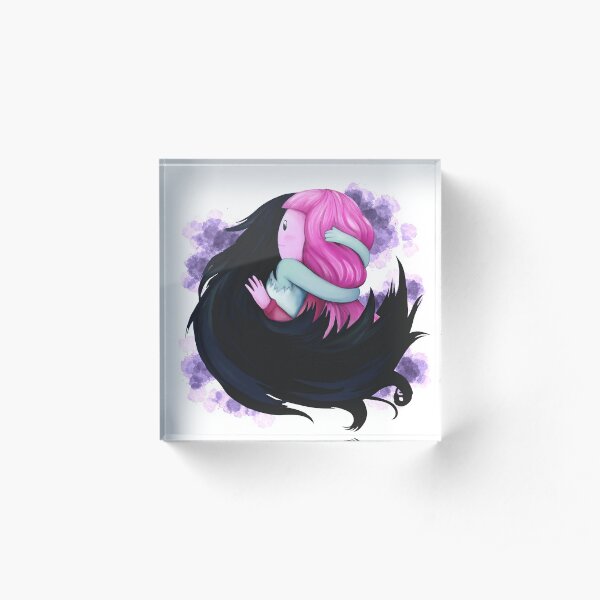 Bubbline hug from episode - come along with me (adventure time fan art) Acrylic Block