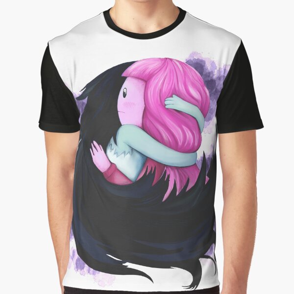 Item preview, Bubbline-Umarmung aus der Folge „Komm mit mir“ (Adventure Time-Fan-Art) designed and sold by Lavinia Knight.