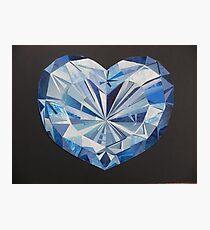 Blue diamond Photographic Print