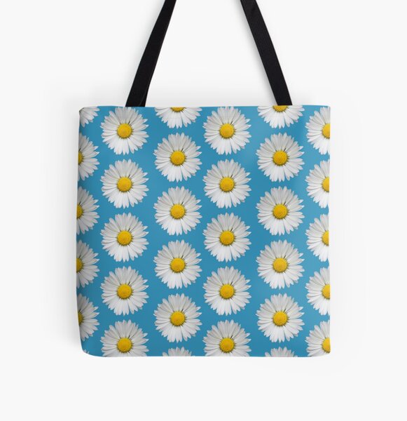 Lazy Daisy All Over Print Tote Bag