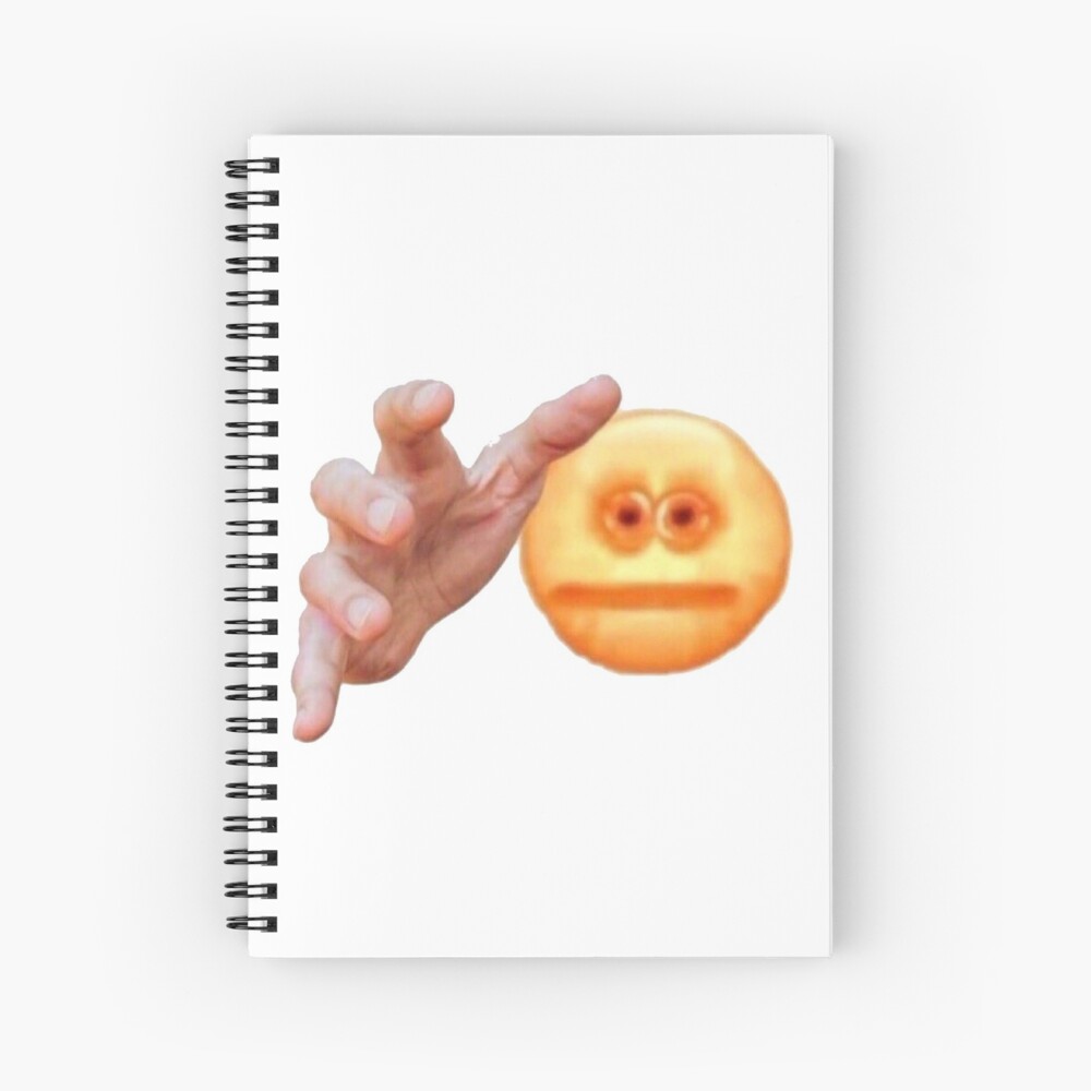 Hands Grabbing Meme Screen Reaching Cursed Emoji Art Print By Awbult Redbubble