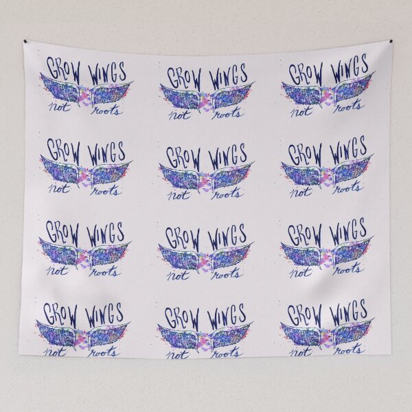Item preview, Grow Wings, Not Roots designed and sold by Julia Real.