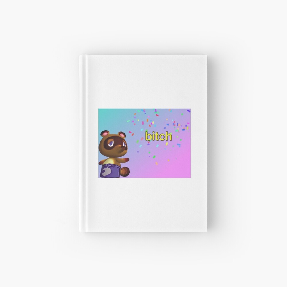 tom nook animal crossing meme | Hardcover Journal