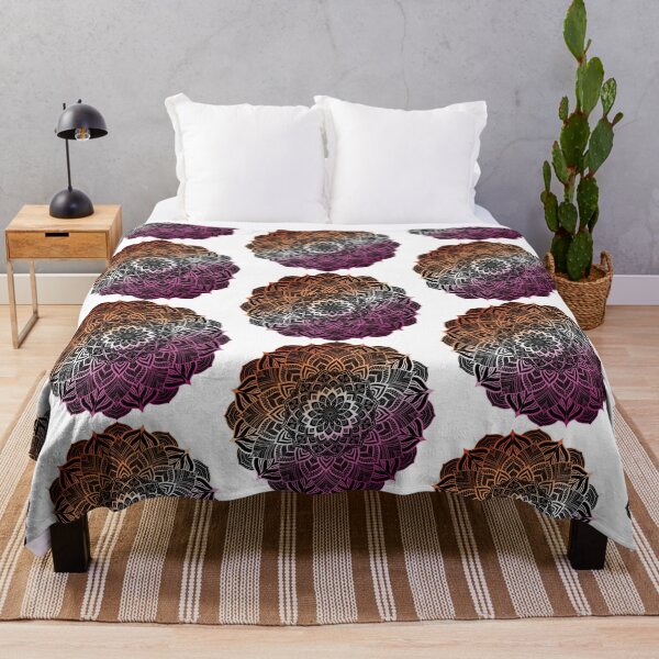 Item preview, Lesbian Pride Striped Mandala designed and sold by JustGottaDraw.