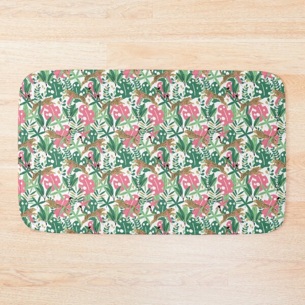 Item preview, Floral, botanical, animals , gepard, colorful seamless vector pattern  designed and sold by artsofy.