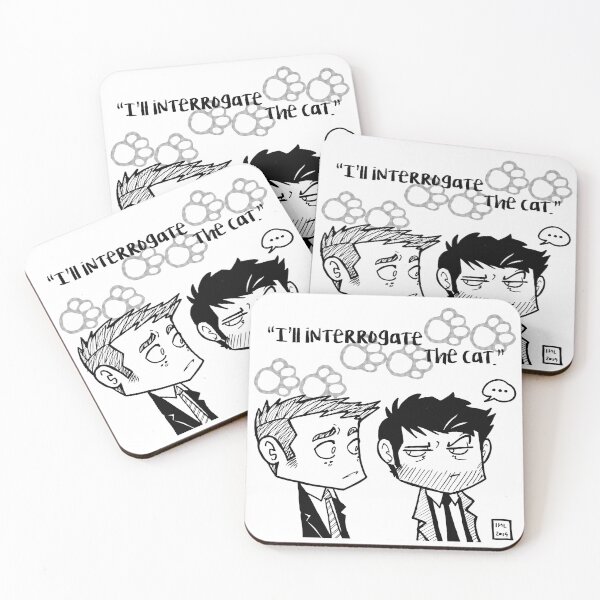 Item preview, Cas & Dean - Interrogate the Cat designed and sold by AngelofWine.