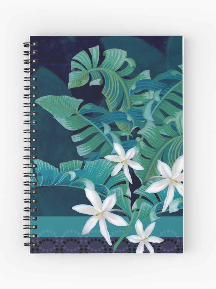 Cuaderno de espiral « el aire de la selva sensual alrededor del oasis cobra  vida con el aroma fragante de la flor de gardenia» de Chartrose | Redbubble