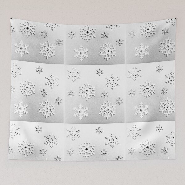 Item preview, Shimmering Silver Snowflakes designed and sold by Sue Goldberg.
