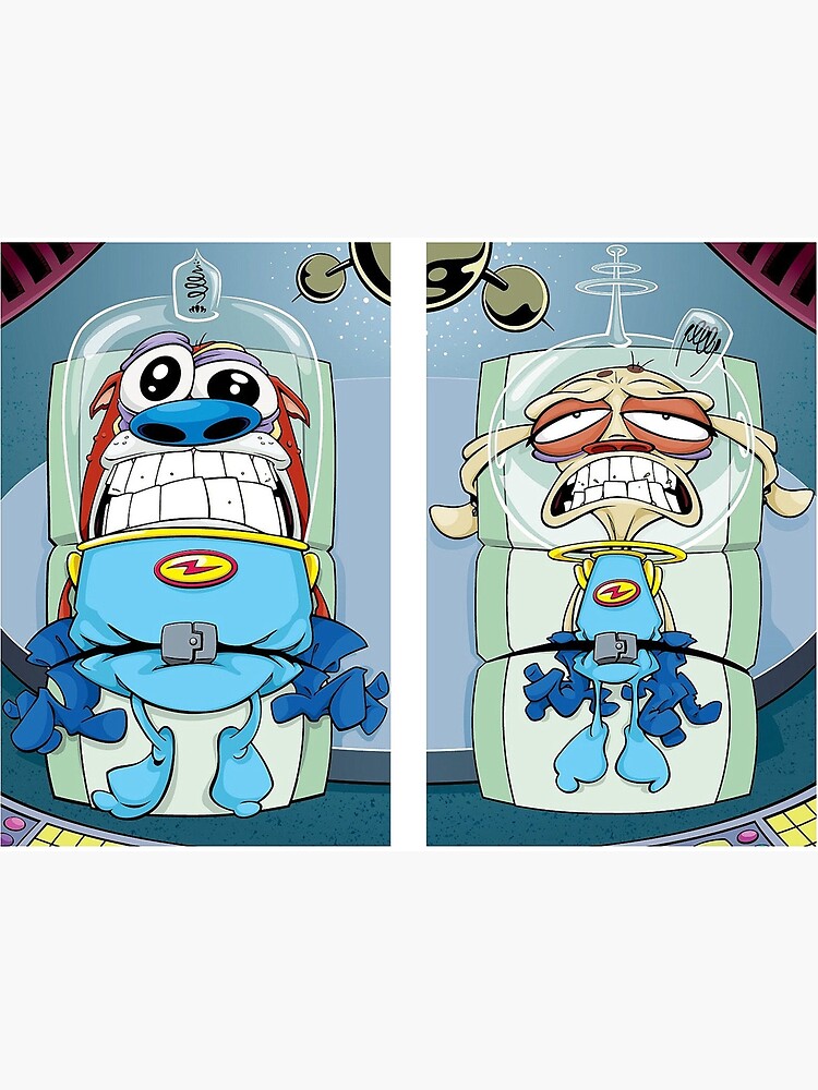 "space madness ren and stimpy" Poster by gtcdesign Redbubble