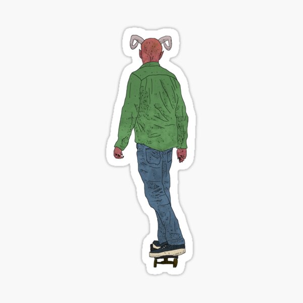 Demon Skateboarding Sticker