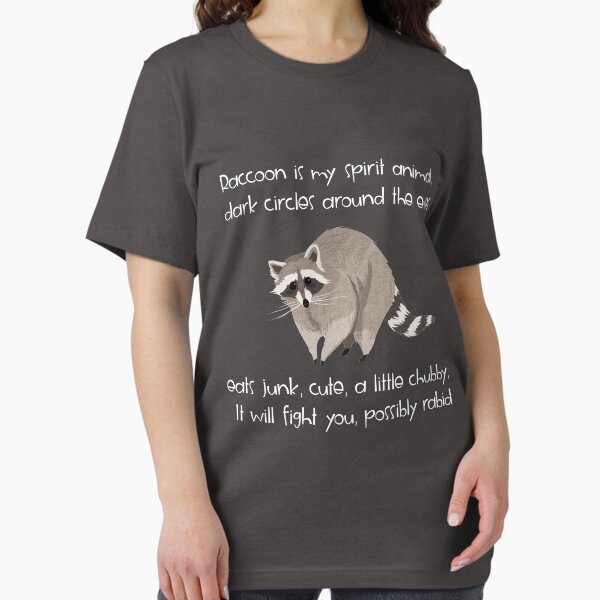 Item preview, Raccoon is my spirit animal shirt designed and sold by LatinoJokeShirt.