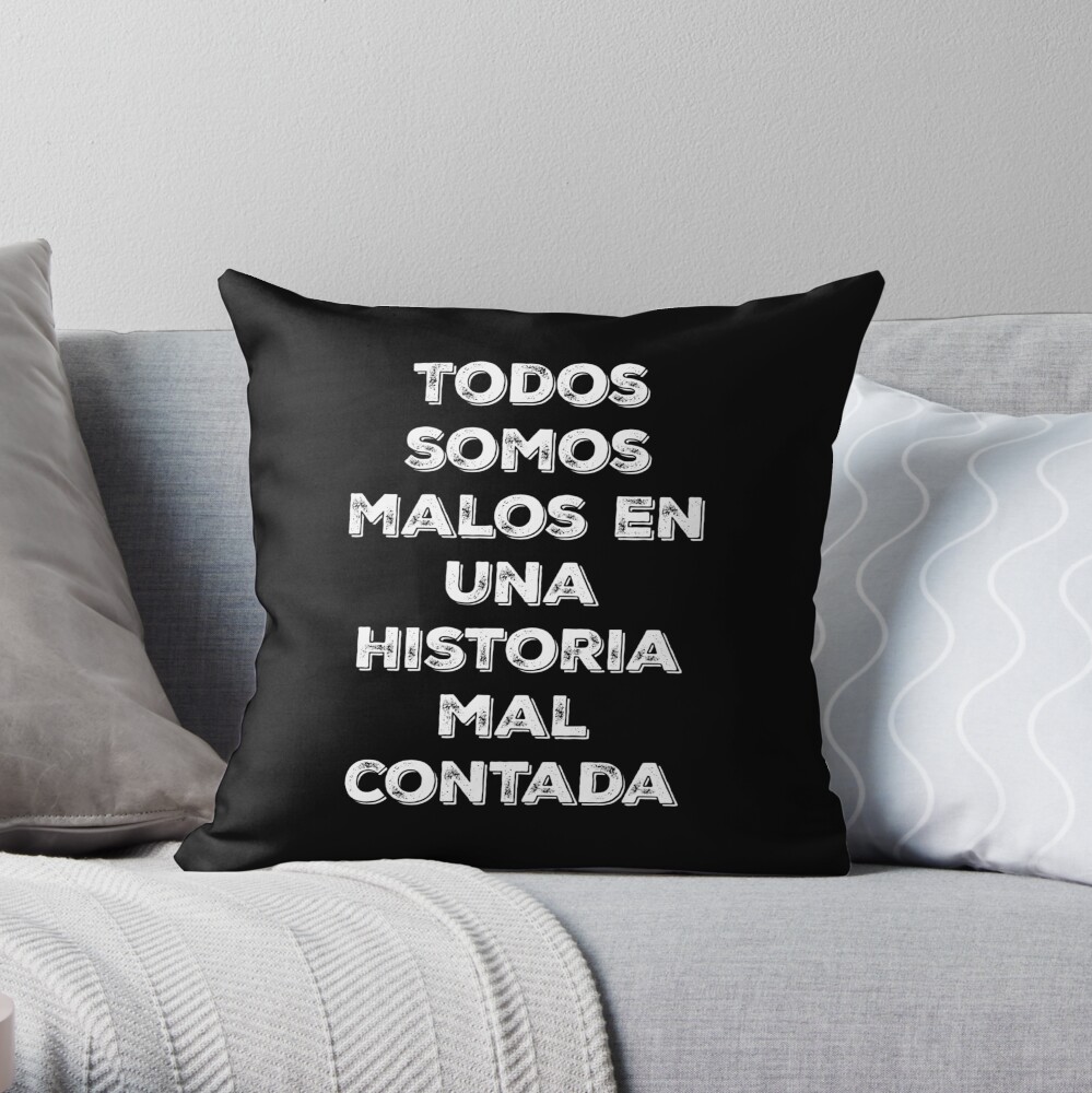 Cojín «Camisa de refrán latino de cita española» de LatinoJokeShirt |  Redbubble