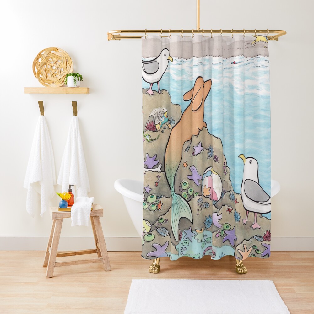 The Merdog Shower Curtain