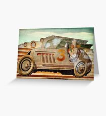 Wacky Racer Greeting Card