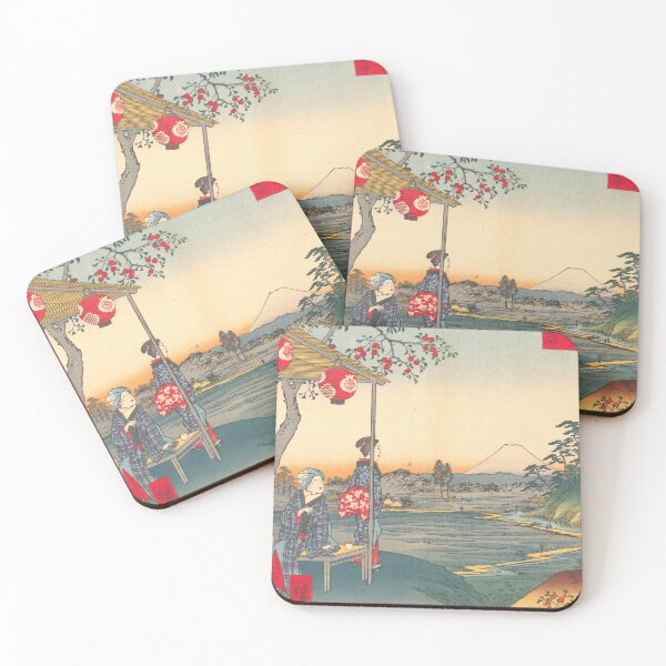 Item preview, Two women at a teahouse overlooking Mount Fuji designed and sold by killies.